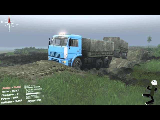 Новые звуки для игры Spintires (коробка передач на кразе)