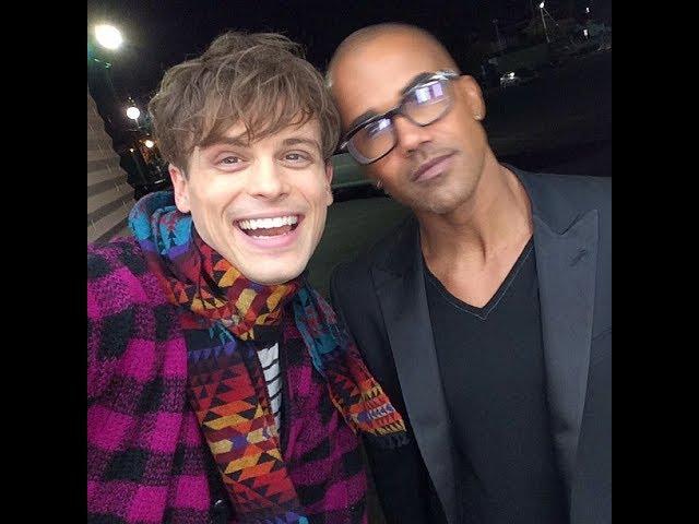 16 Pictures of Matthew Gray Gubler and Shemar Moore Being Hot Together