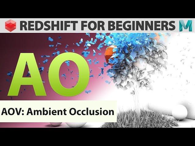 Redshift For Beginners - AOV - Ambient Occlusion