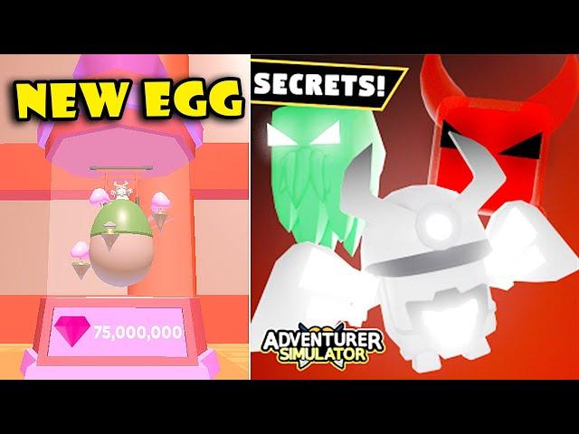 New Update! PALACE Egg + 3 New SECRET Pets in Adventure Simulator! [Roblox]