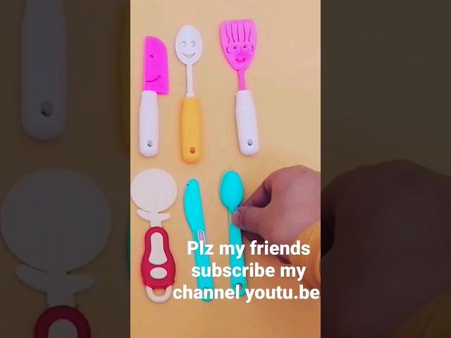 satisfying with unboxing spoon toys