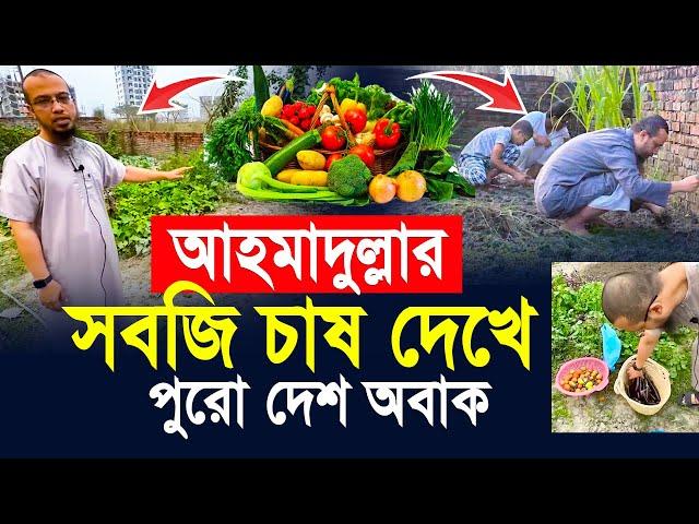 আহমাদুল্লাহ সবজি বাগান দেখে পুরো দেশ অবাক। কিভাবে সম্ভব !!