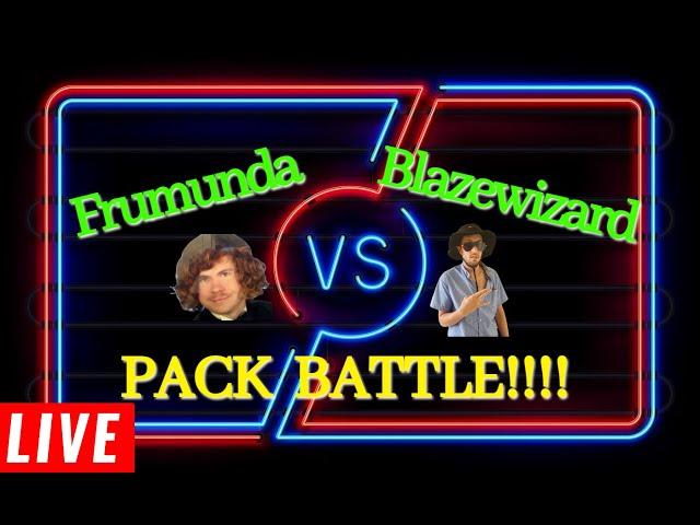 LIVE Pokemon booster pack battle!! Frumunda vs Blazewizard who will win???