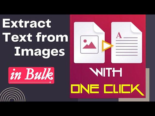 Extract Text From Multiple Images   JPG to Text Converter in One Click