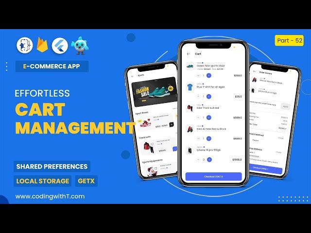 Effortless Flutter Cart Management | Flutter eCommerce App 2024