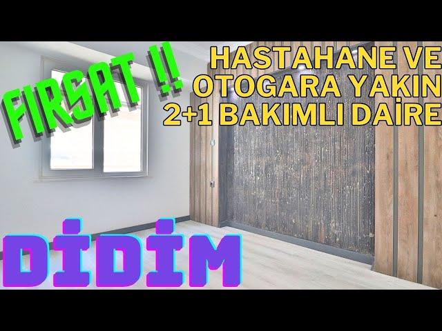 Didim satılık daire | Hastahaneye ve pazar alanına yakın full bakımlı daire #fırsat #emlak #didim