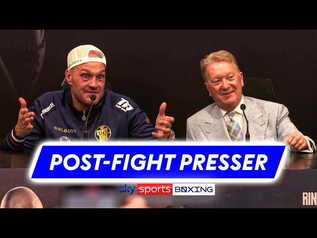 Tyson Fury Full Post-Fight Press Conference! | FURY VS USYK! 