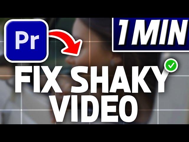 How To Fix Shaky Video In Premiere Pro | Stabilization Tutorial