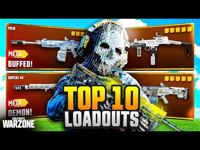 TOP 10 Warzone META LOADOUTS After Update!