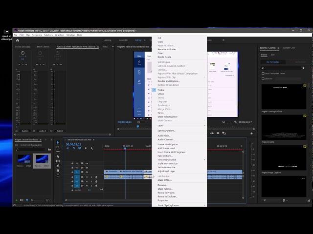 How to Increase Audio Gain in Adobe Premiere Pro CC