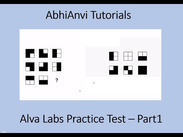 Alva Labs Logical Practice Test Part1