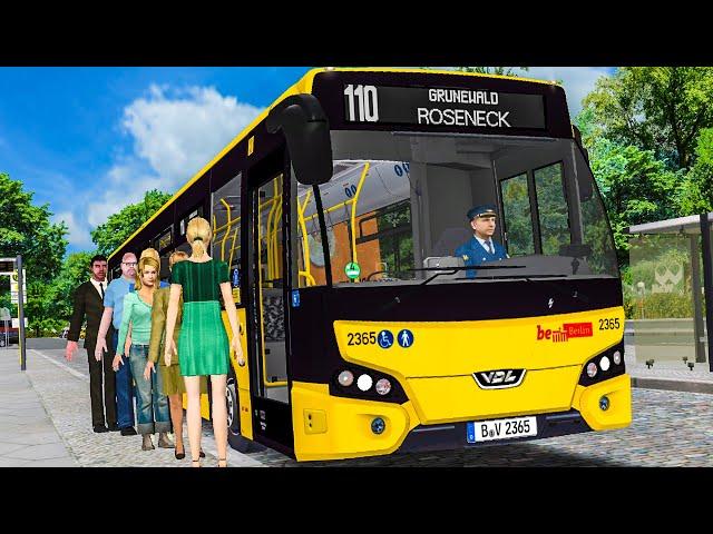 OMSI 2: Quer durch Berlin im VDL CITEA BVG-Edition auf der 110! | Bus Simulator