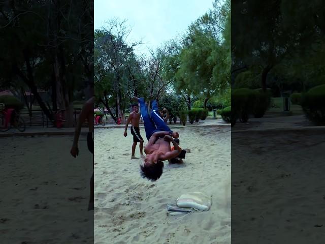 Nitin and evil jumper ka sath stunt @evil_Jumper_ @nitin_flipper_09 @Sandeep.jk.flipper #india