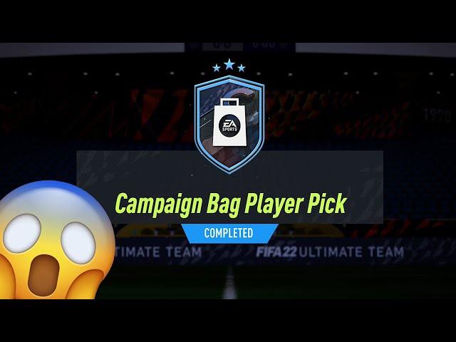 NEW CAMPAIGN BAG PLAYER PICK SBC COMPLETE! FIFA 22 ULTIMATE TEAM