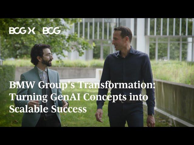 BMW Group's Transformation: Turning GenAI Concepts into Scalable Success