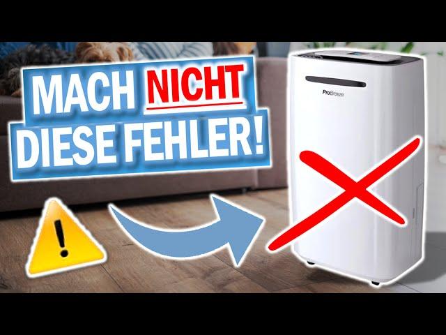 LUFTENTFEUCHTER KAUFEN:  Bitte mache nicht DIESE Fehler ! 