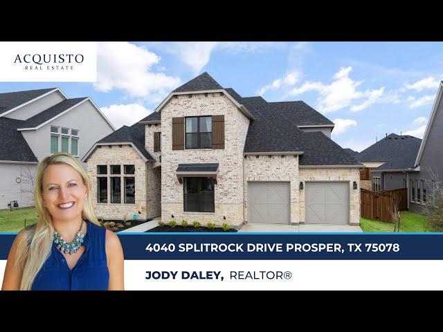 Discover 4040 Splitrock Dr. Prosper, TX | Jody Daley, REALTOR®