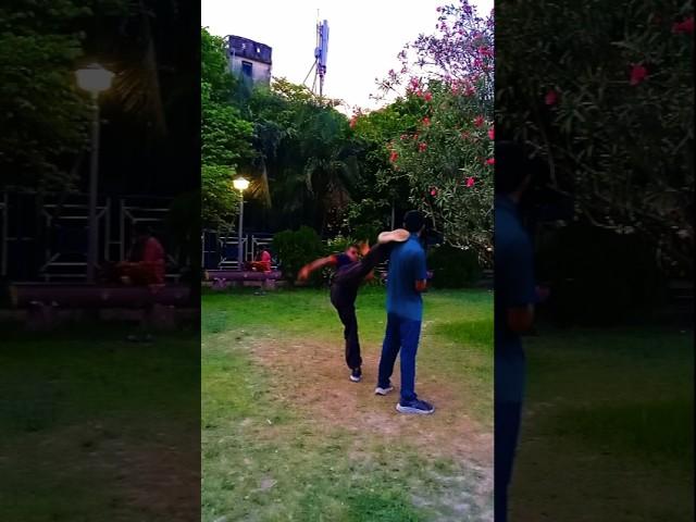 karate  kumite practice tornado kick +mawasigeri... day 17....