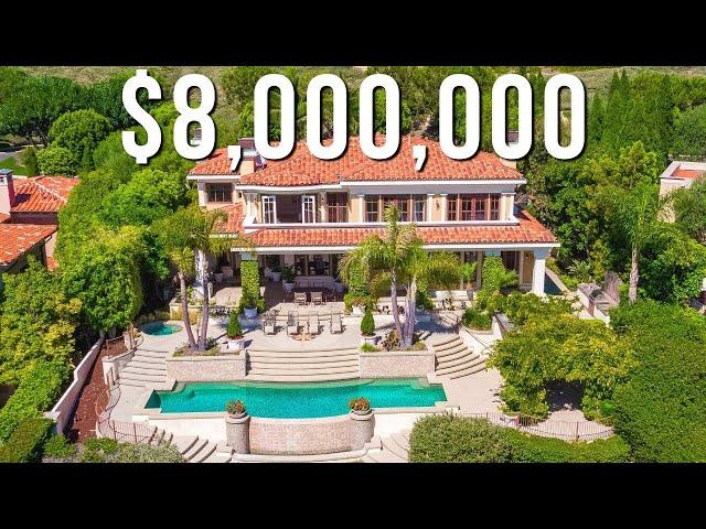 Million Dollar Mansion Tours - Touring a $8,000,000 home at  8 Fairway Point, Newport Coast