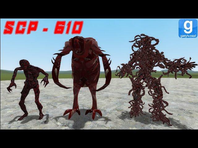 Creepiest Scp ever! | Scp 610 " The Flesh That Hates" |Gmod