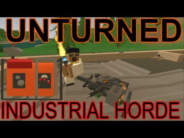 INDUSTRIAL HORDE BEACON!? (Unturned Mod Review)