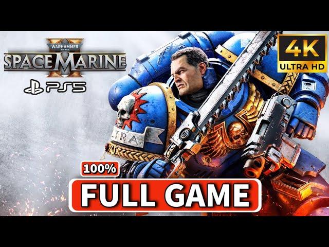 WARHAMMER 40K: SPACE MARINE 2 Full Game 100% Walkthrough | Operations & Campaign Mode (PS5 4k)