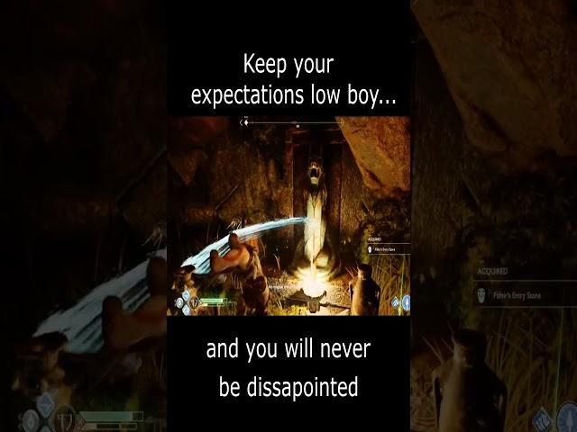 Fatherly advised from Kratos
