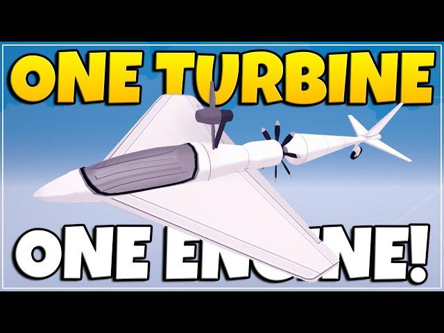 ONE TURBINE To ONE ELECTRIC ENGINE Actually Works!