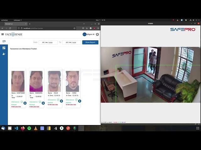 Time and Attendance System with Face Recognition