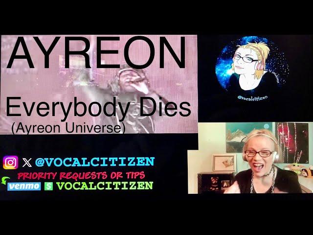 AYREON - EVERYBODY DIES (AYREON UNIVERSE) REACTION