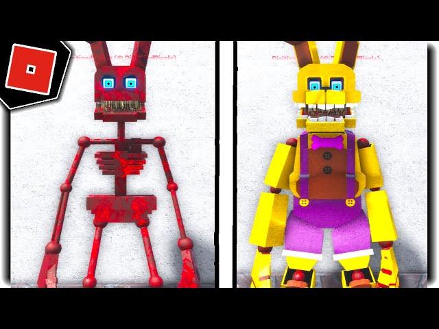 How to get INTO THE PIT BADGE + ITP SPRINGBONNIE MORPH in FNAF RP: NEW & REBRANDED - Roblox