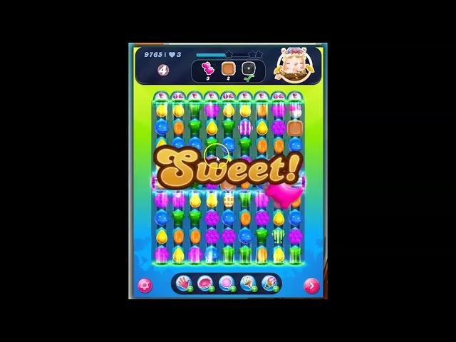 Candy Crush Saga Level 9765 No Boosters