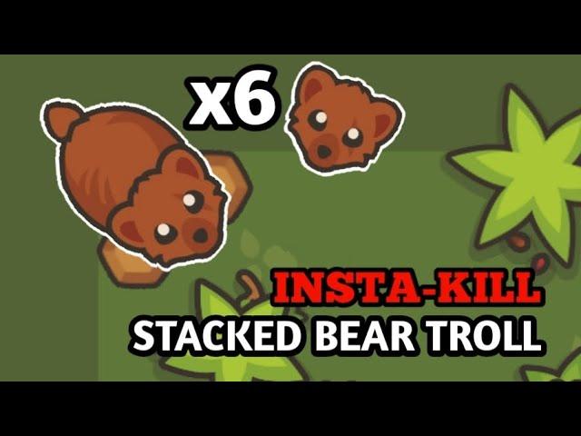 Taming.io - STACKED BEAR TROLL - INSTAKILL