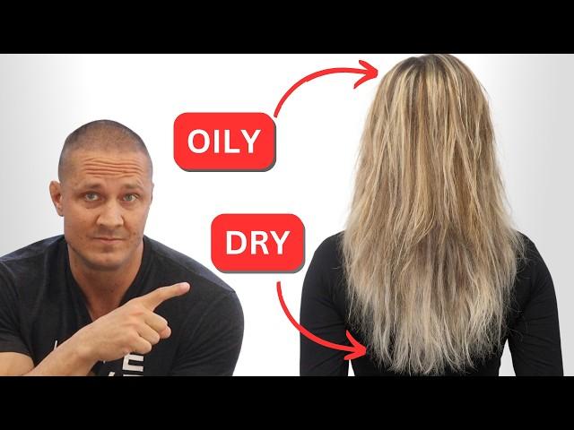 How to Fix Oily and Dry Hair