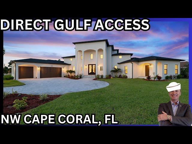 20 min Direct Gulf Access, Almost 5,000 sq ft, Florida Waterfront  Mansion #248 | NW CAPE CORAL, FL