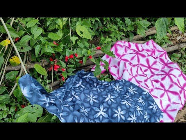 Snow Flower Sekka Shibori Tutorial (Snow Flower Tie Dye)