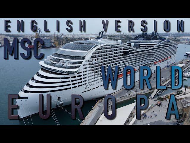 MSC WORLD EUROPA the Luxury Cruise Ship!