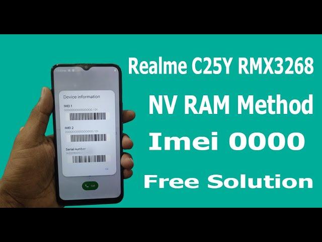 Realme C25Y RMX3268 imei Repair / imei 000 Method Free Solution GsmProFix