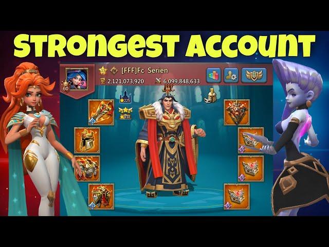 Lords Mobile - THE STRONGEST account overview! Fc Sieren. 5 emperor piece