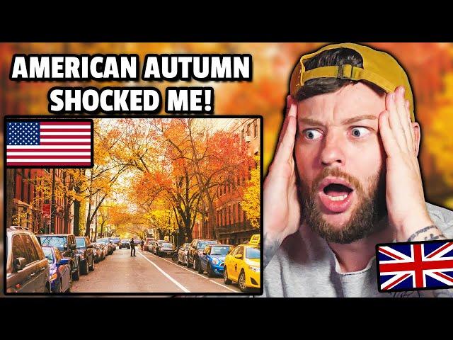 British Guy Shocked by How Different American Autumns Are Compared to the UK!