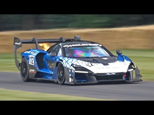 $1.4 Million McLaren Senna GTR Exhaust Sounds! Full Throttle @ FOS Goodwood!