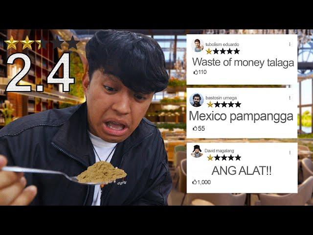 Eating at Pasay's Worst-Reviewed Restaurant on Google Map