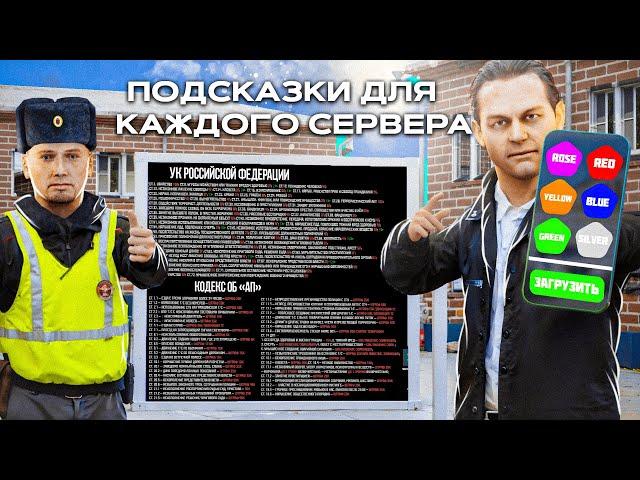 НОВЫЕ ПОДСКАЗКИ НА КАЖДЫЙ СЕРВЕР для ФСБ/ППС/ДПС НА AMAZING RP в GTA CRMP