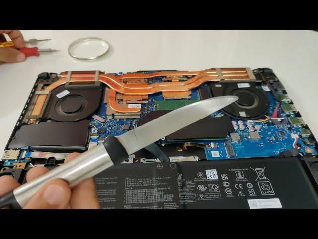 103 ° CPU Temp  - Changing my Asus TUF A15 Laptop Thermal Paste & Cleaning 