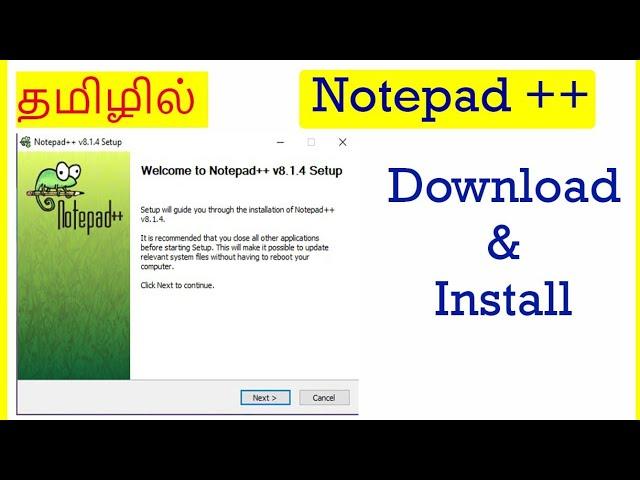 How to Download Note pad ++ in windows 10 Tamil |VividTech Info