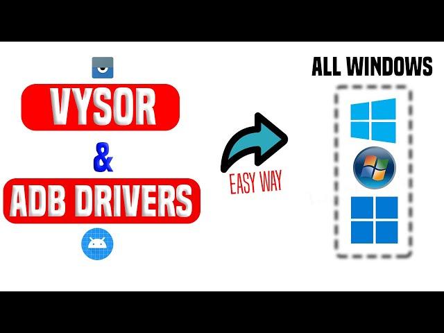 How to install VYSOR and ADB drivers on windows