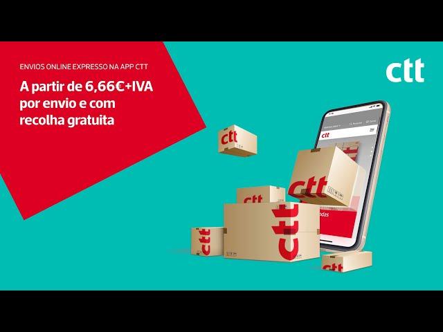 Envios Online Expresso na App CTT