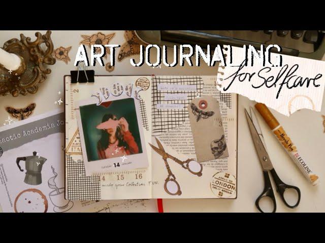 Art Journal with me • lets create without the pressure