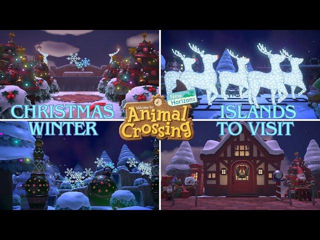 Animal Crossing New Horizons - Christmas & Winter Islands To Visit (Dream OR Dodo Codes) Livestream