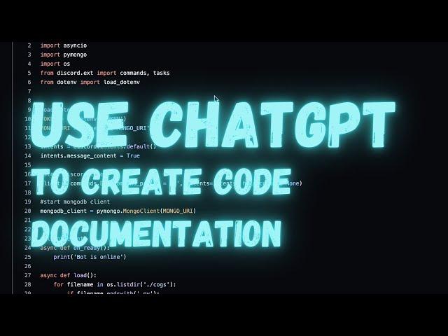 Using ChatGPT to Create Code Documentation for a Discord Bot